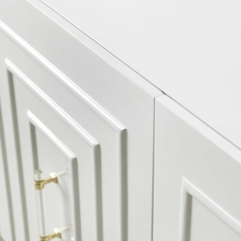 Roanoke White Lacquer Buffet