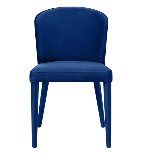 Nirsa Navy Velvet Chair