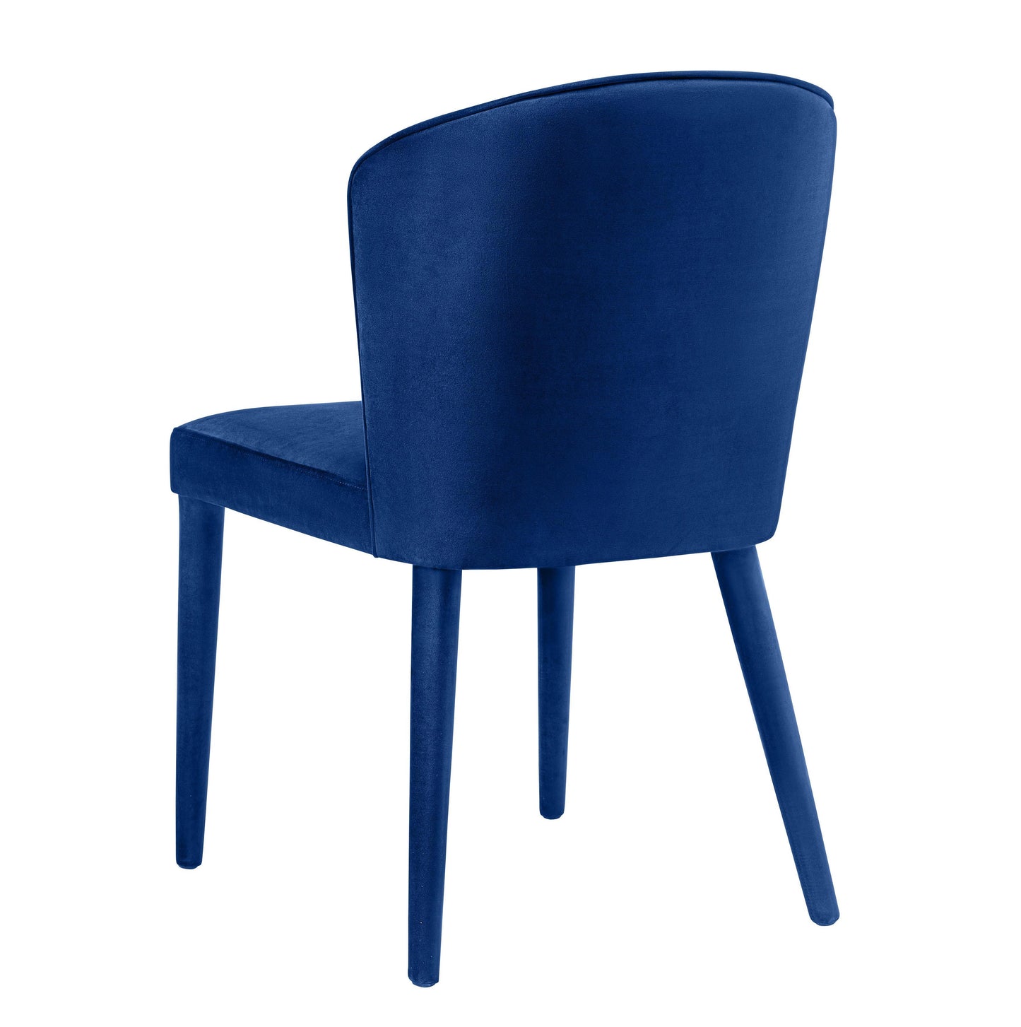 nirsa navy velvet chair