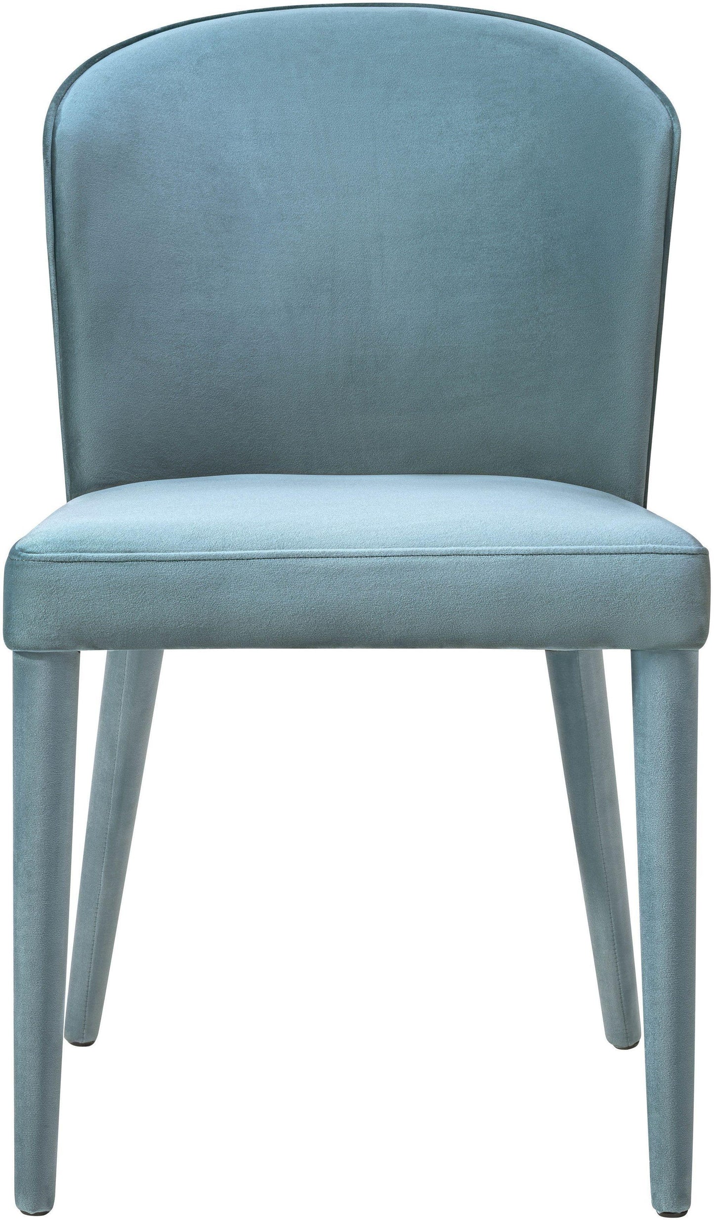 nirsa sea blue velvet chair