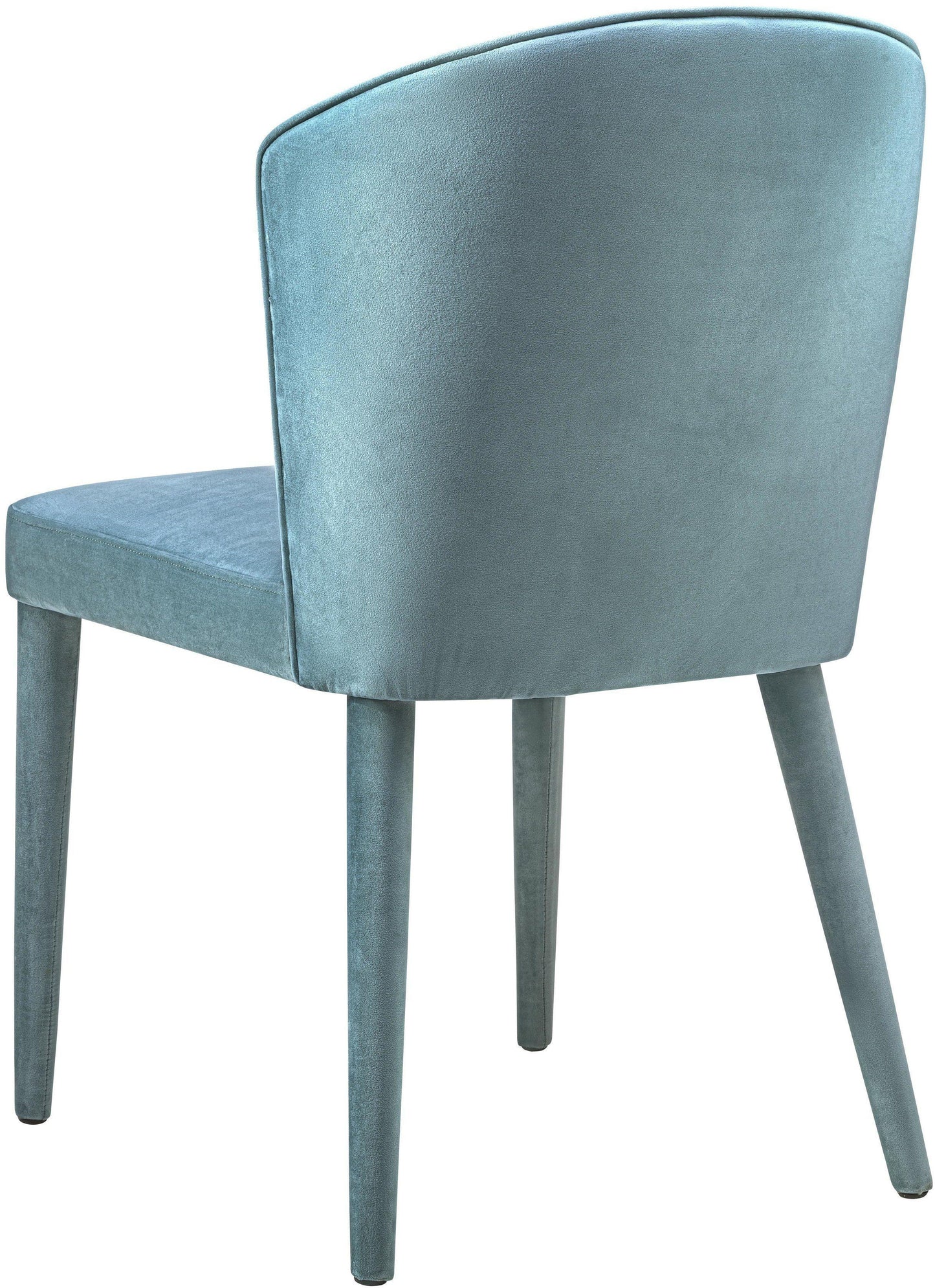 nirsa sea blue velvet chair