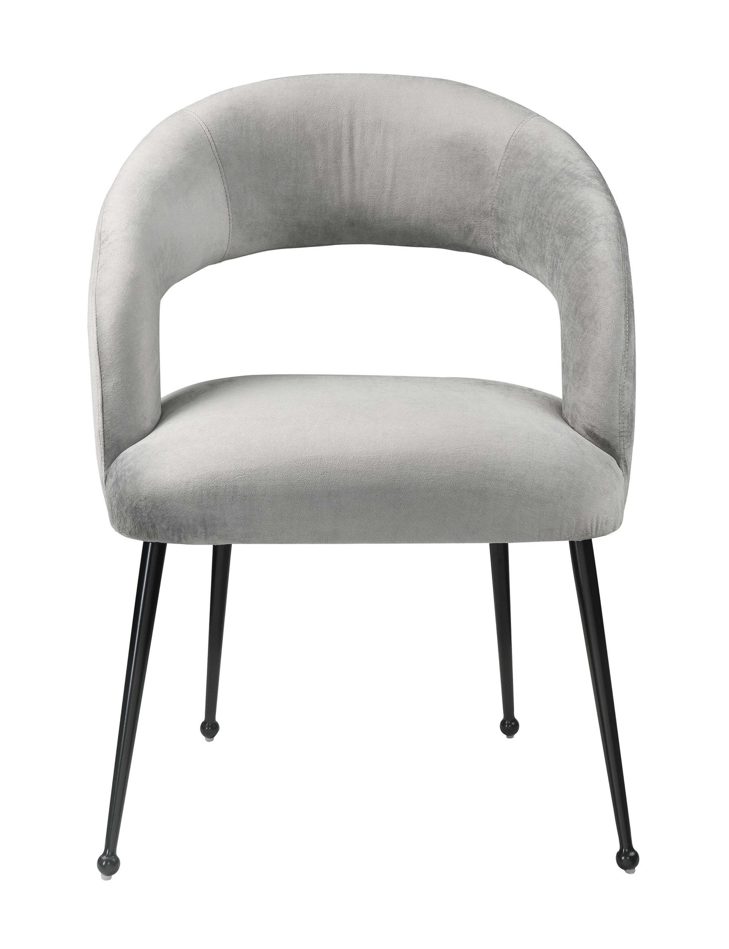 emmet slub grey dining chair