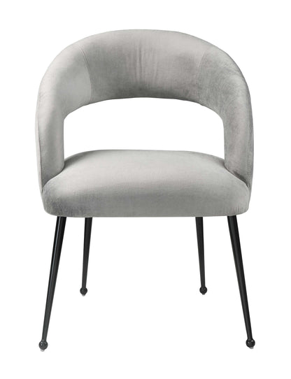 Emmet Slub Grey Dining Chair