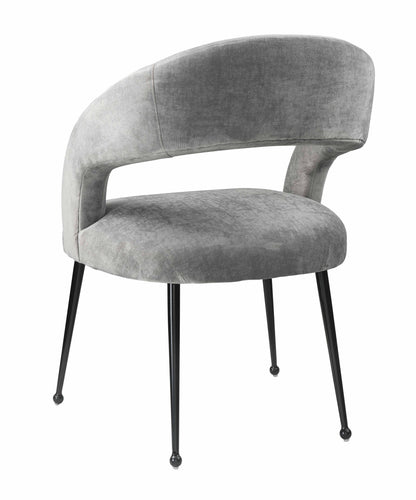 Emmet Slub Grey Dining Chair