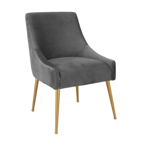 Solene Beaumont Pleated Performance Velvet Dining Chair - image 1
