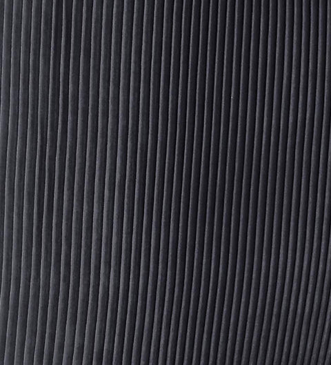 Lyrical Pleated Grey Velvet Side Chair
