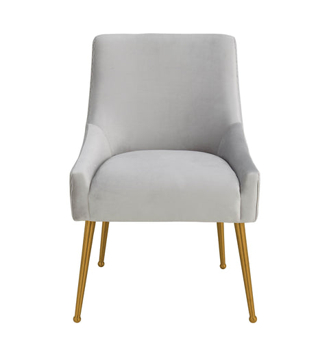 Solene Beaumont Pleated Performance Velvet Dining Chair - image 3