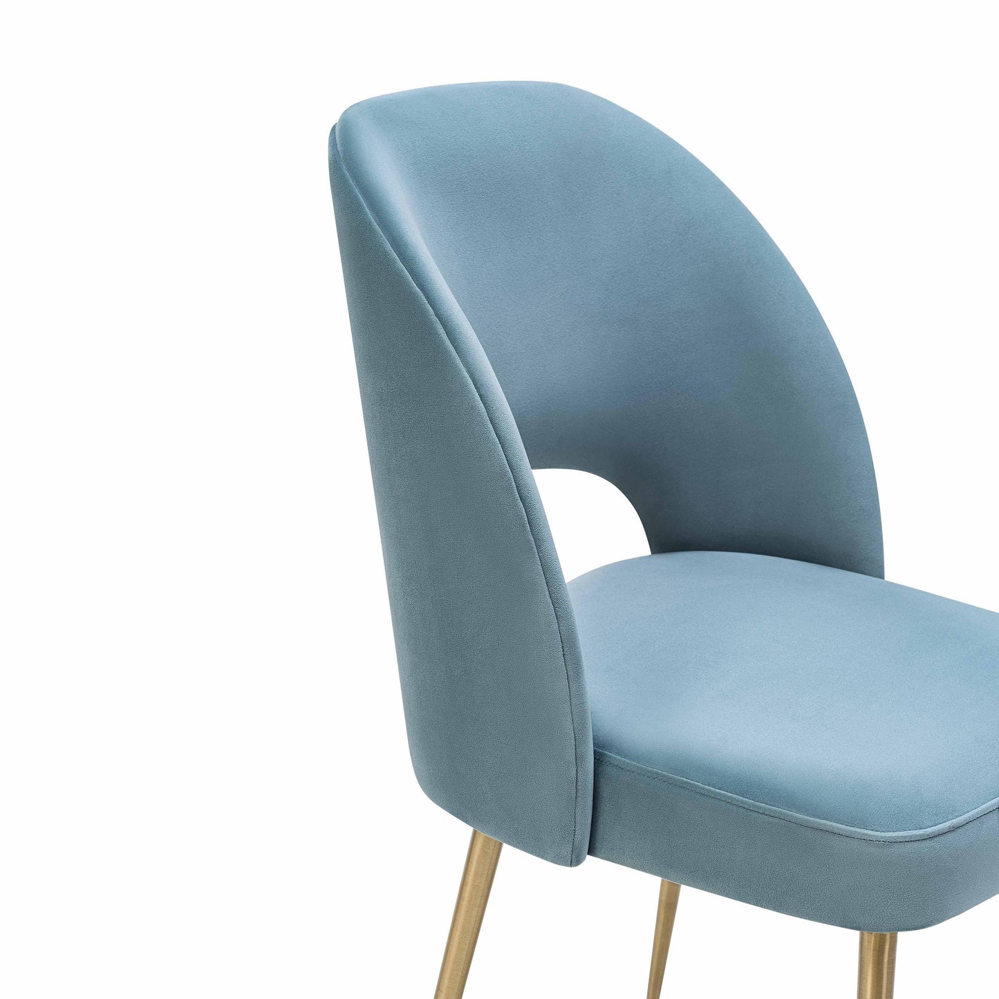 dachshund sea blue velvet chair