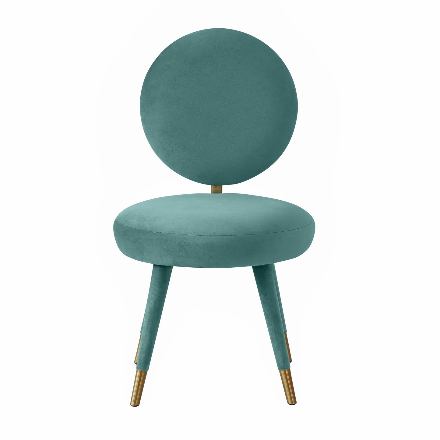 boba sea blue velvet dining chair