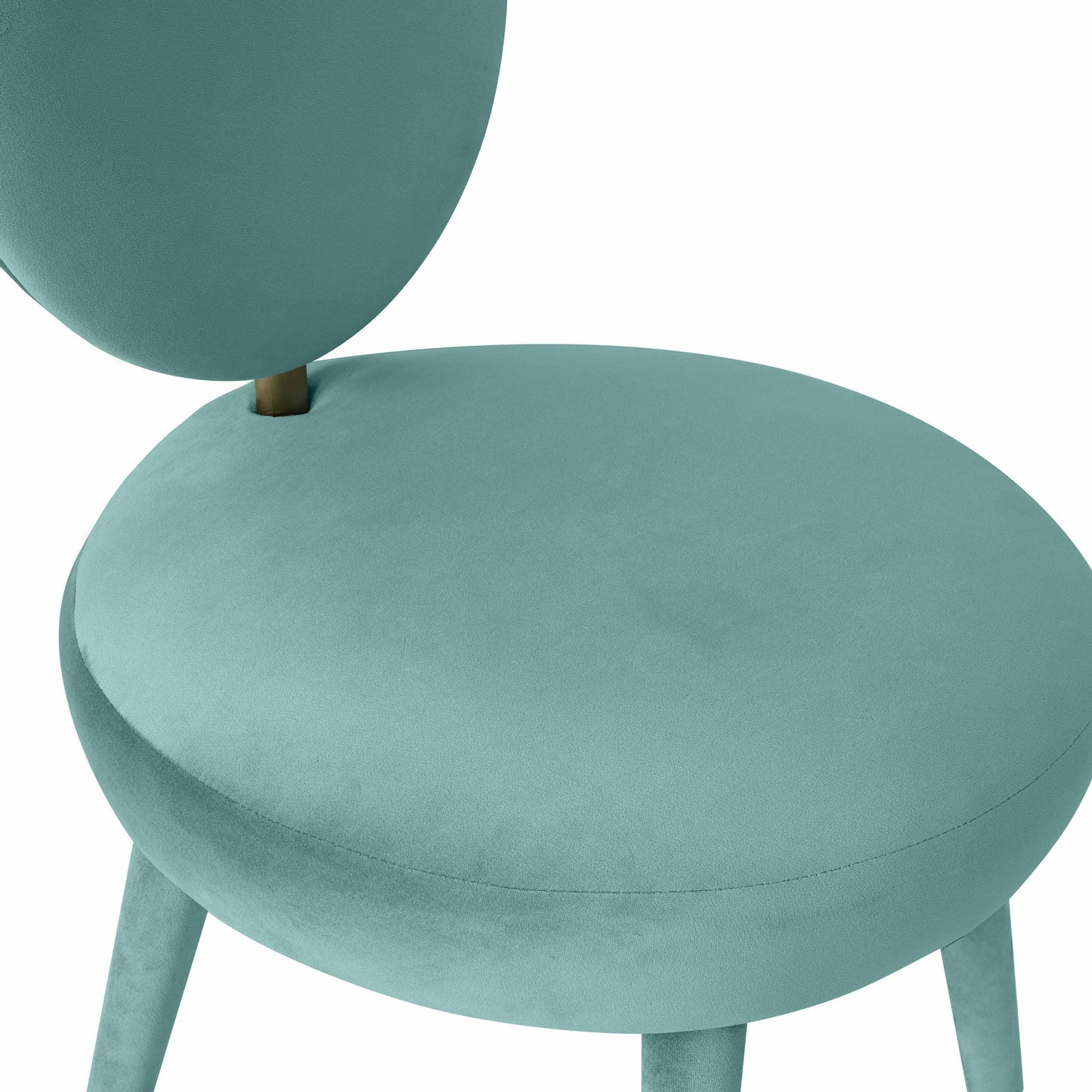 boba sea blue velvet dining chair