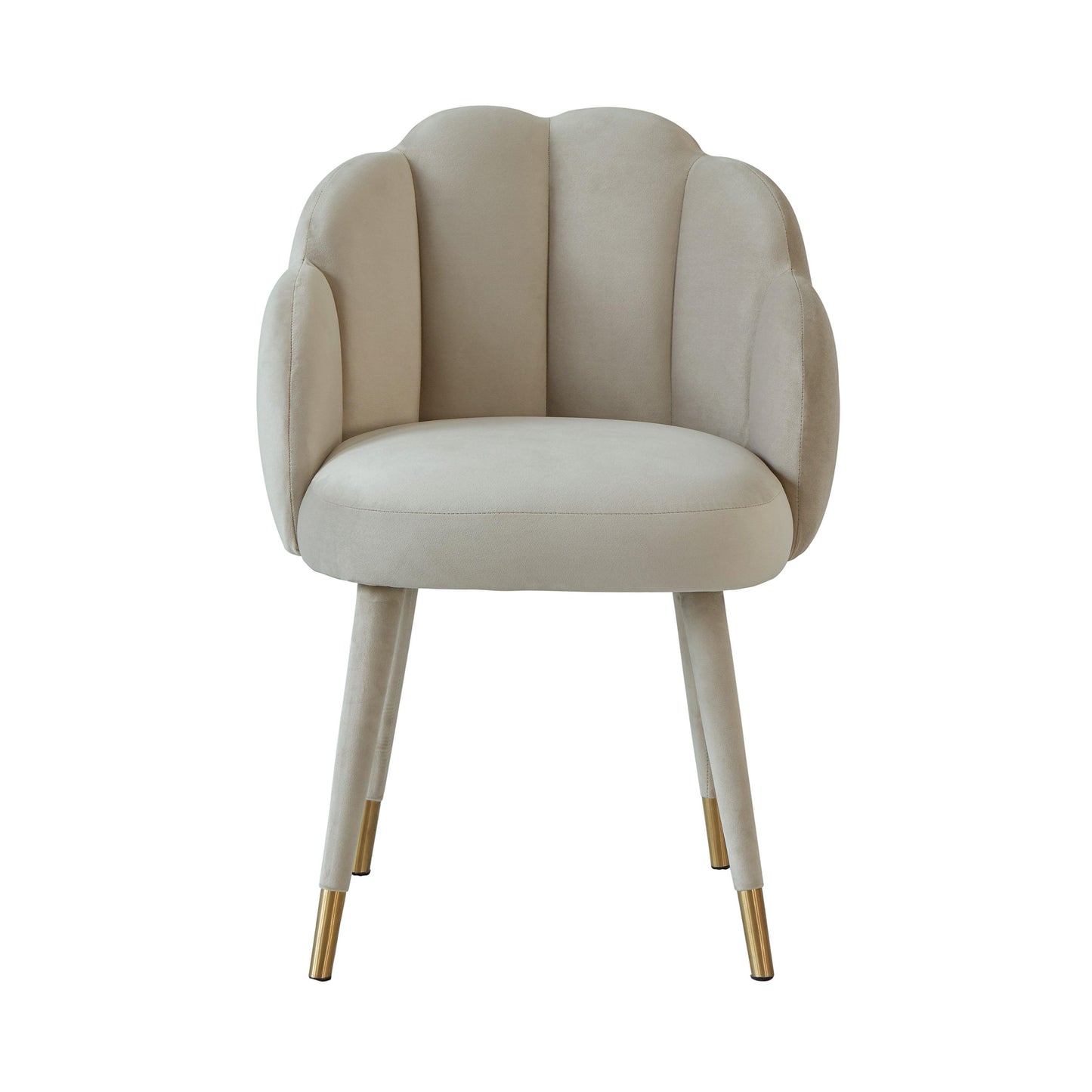 keira light grey velvet dining chair