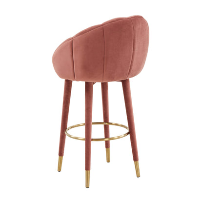 Madrid Salmon Swivel Bar Stool