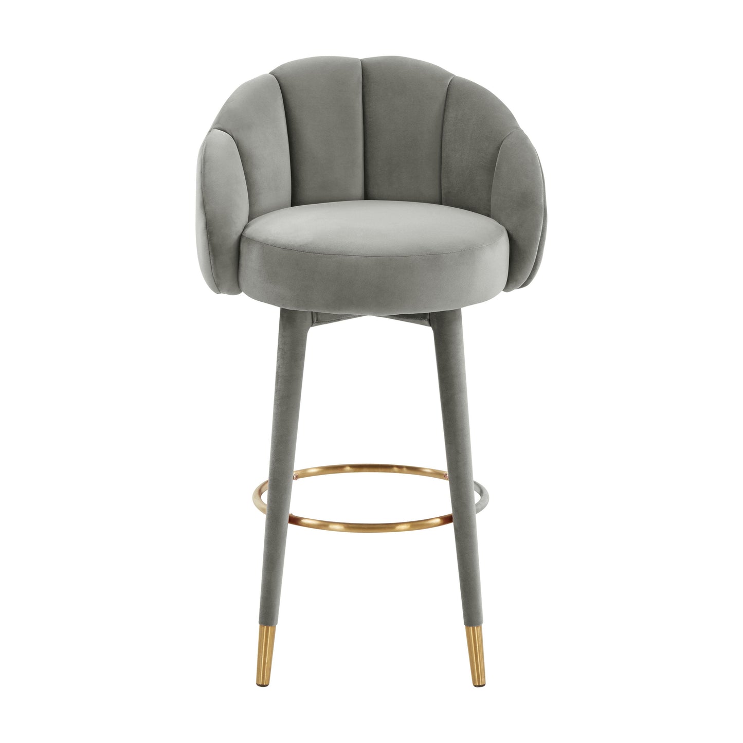 madrid light grey swivel bar stool