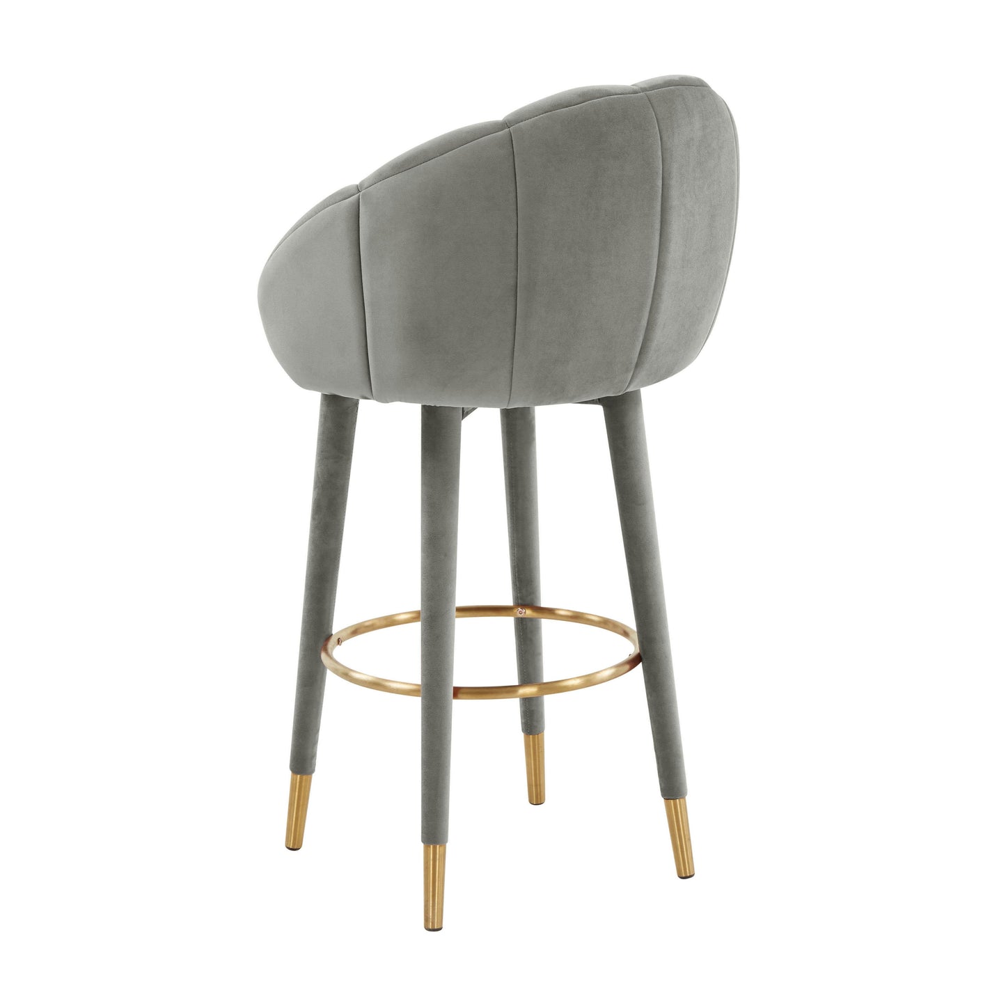 madrid light grey swivel bar stool