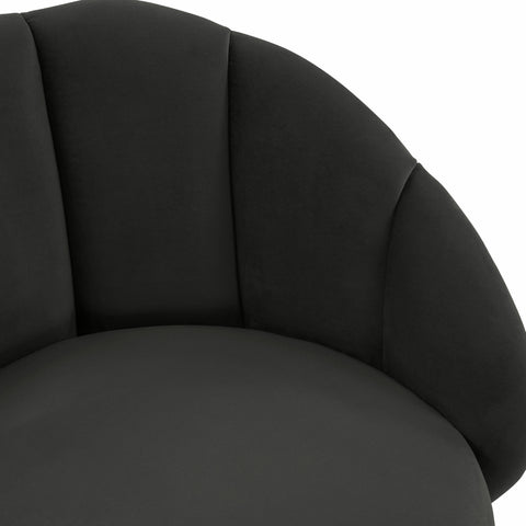 Madrid Black Swivel Counter Stool