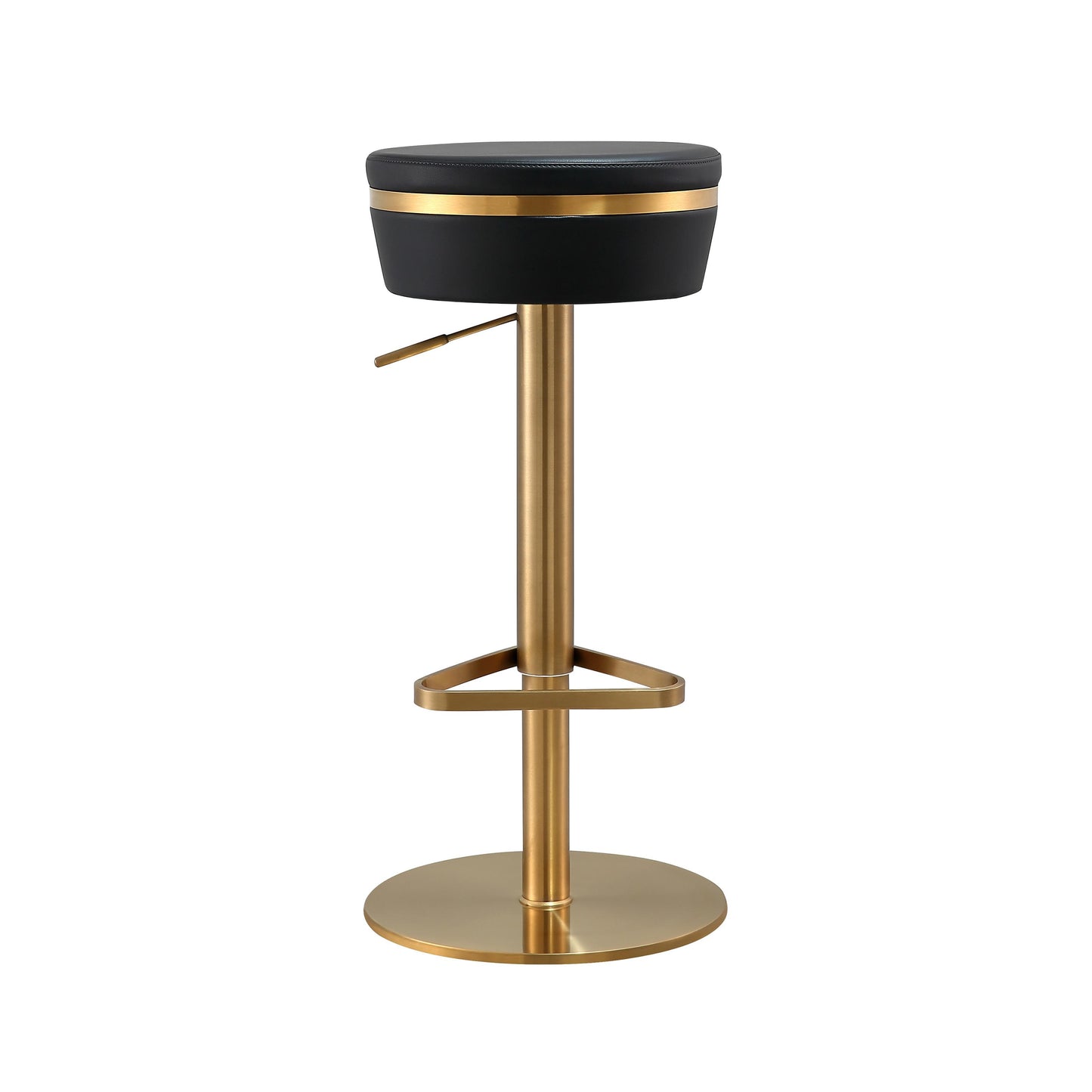 camilla black and gold adjustable stool