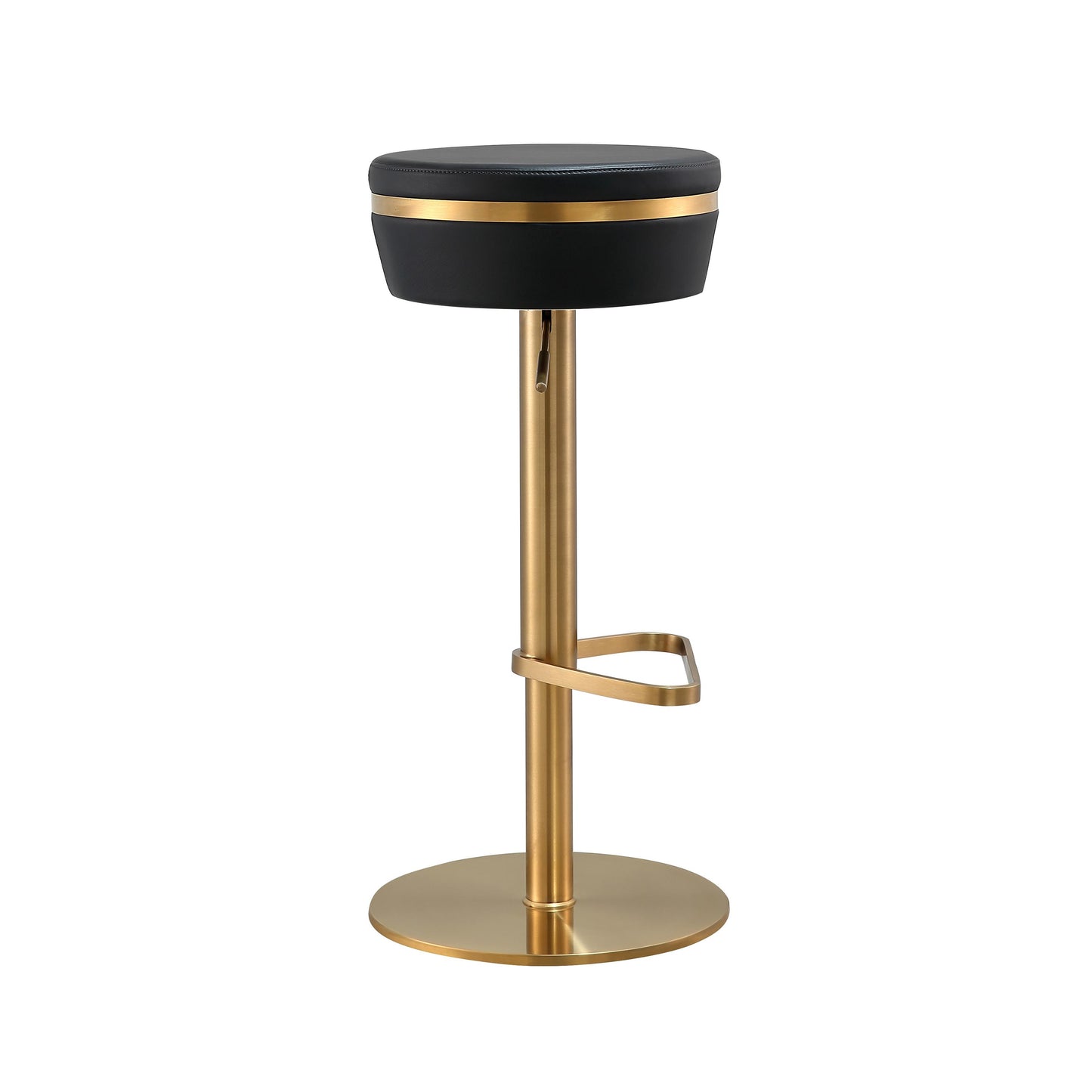 camilla black and gold adjustable stool