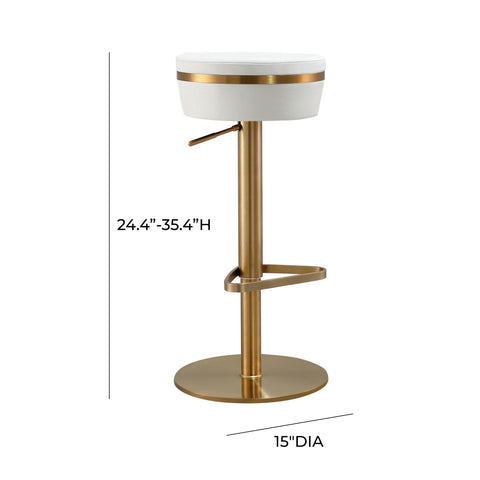 Rosalie Bellamy Performance Vegan Leather Adjustable Stool - image 9