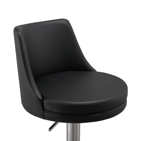 Ines Savoy Performance Vegan Leather Adjustable Stool - image 6