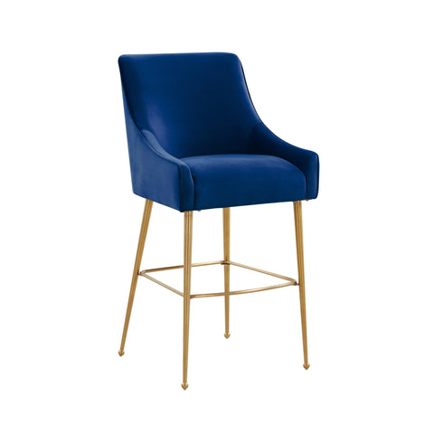 Solene Beaumont Performance Velvet Stool - image 1