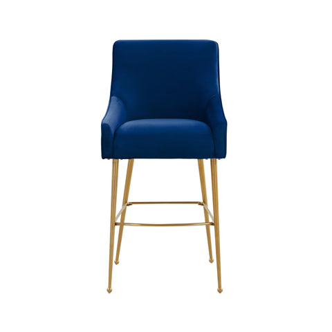 Solene Beaumont Performance Velvet Stool - image 3