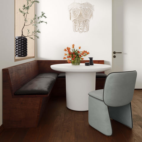 Kim Grey Velvet Dining Chair