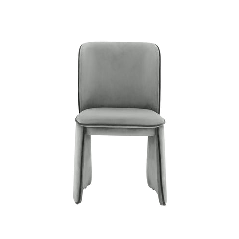 Kim Grey Velvet Dining Chair