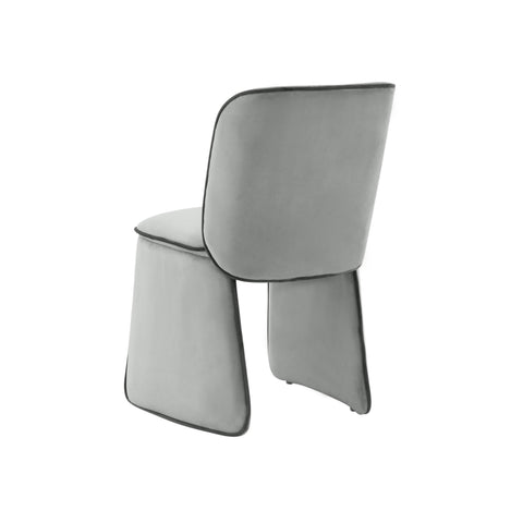 Kim Grey Velvet Dining Chair