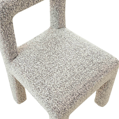 Zaphire Grey Boucle Dining Chair