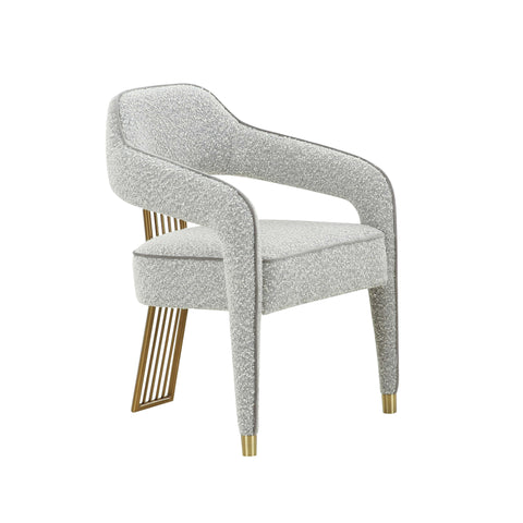 Delphine Como Performance Boucle Dining Chair - image 1