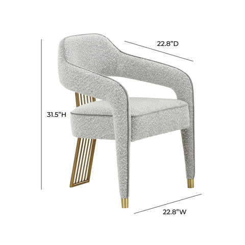 Delphine Como Performance Boucle Dining Chair - image 6