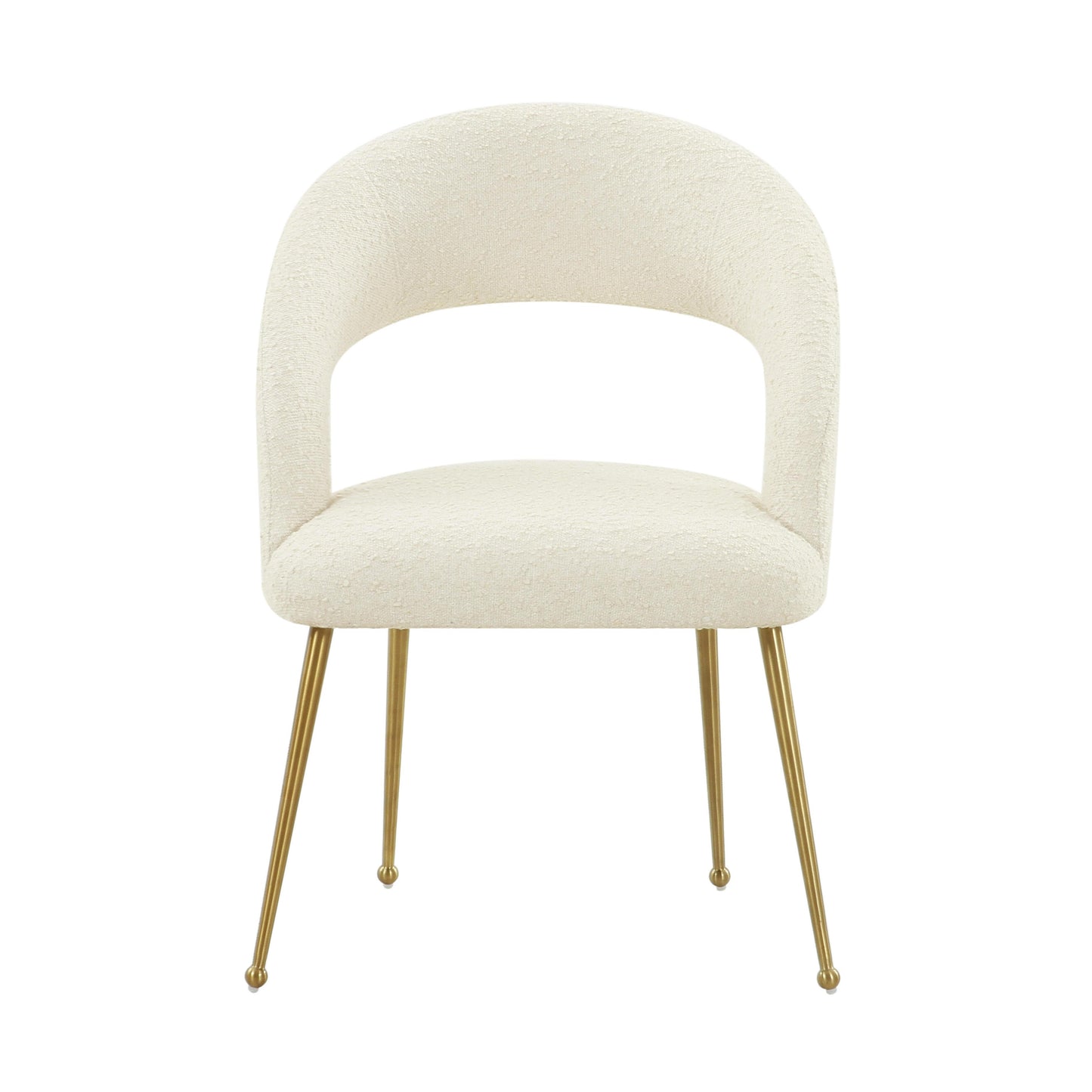 emmet cream boucle dining chair