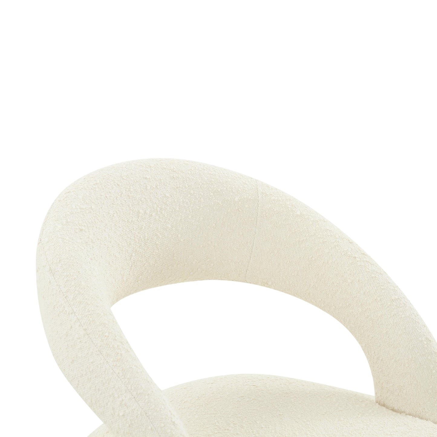 emmet cream boucle dining chair