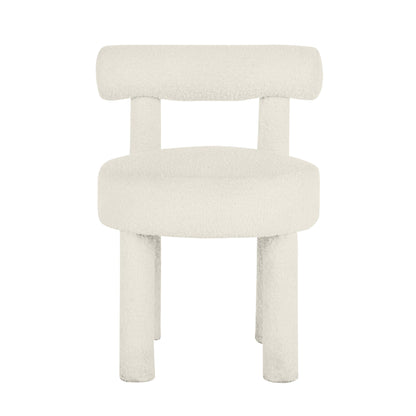 Terra Cream Boucle Dining Chair