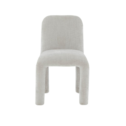 Hadley Light Grey Chenille Dining Chair