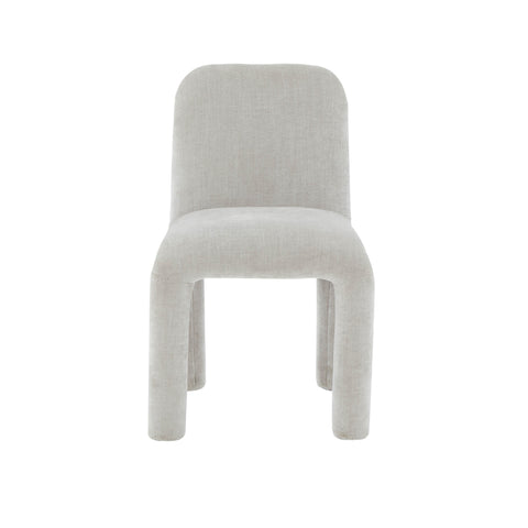 Hadley Light Grey Chenille Dining Chair