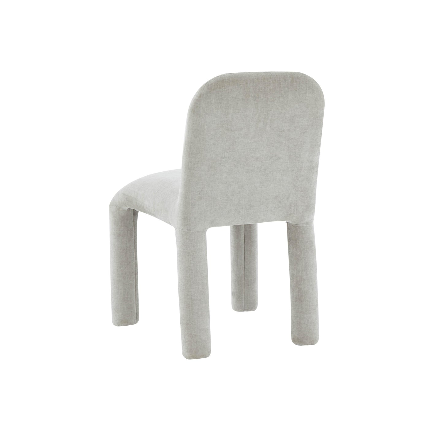 hadley light grey chenille dining chair