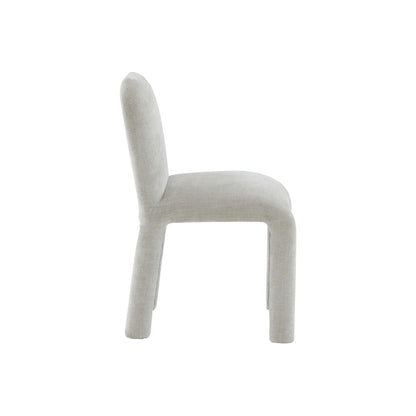 Hadley Light Grey Chenille Dining Chair