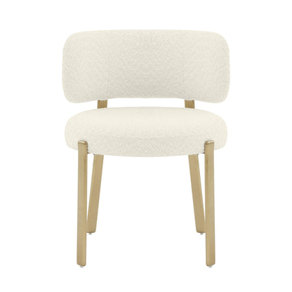 Emerge Cream Boucle Dining Chair