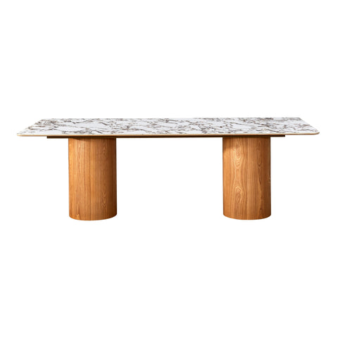 Sloane Marble Ceramic Rectangular Dining Table