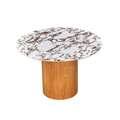 Sloane Marble Ceramic Round Dinette Table