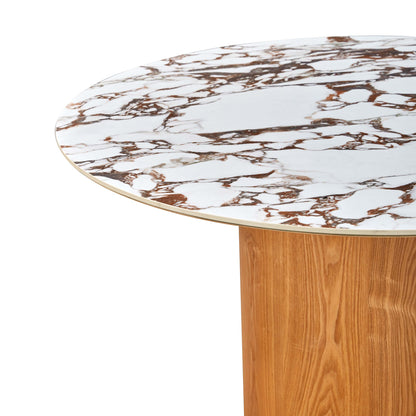 Sloane Marble Ceramic Round Dinette Table