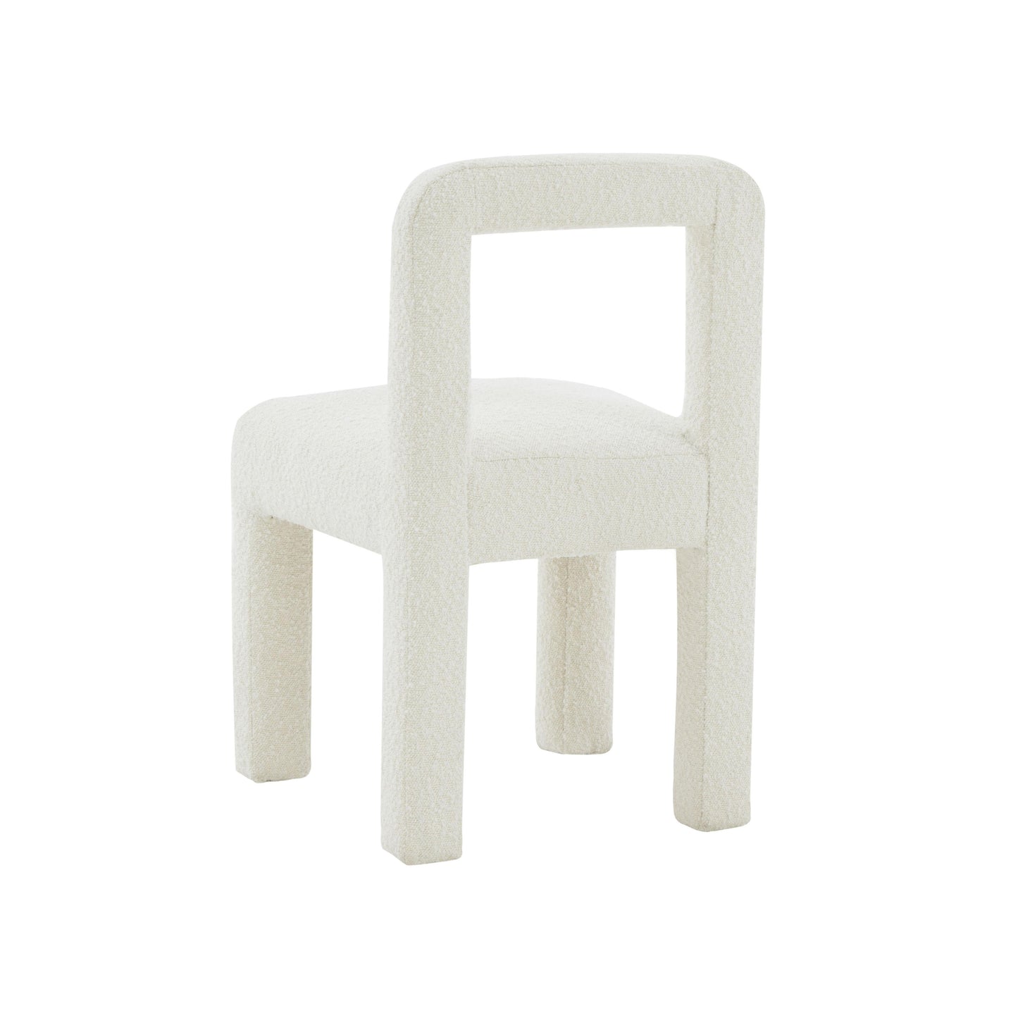 zaphire cream boucle dining chair