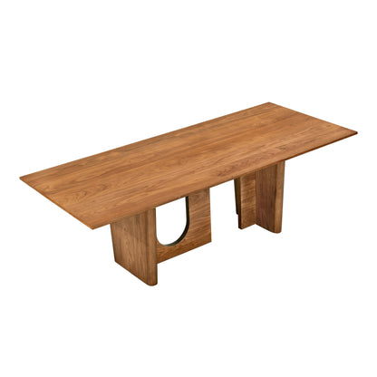 Rhonnie Walnut Rectangular Dining Table