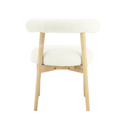 Anna Cream Boucle Side Chair