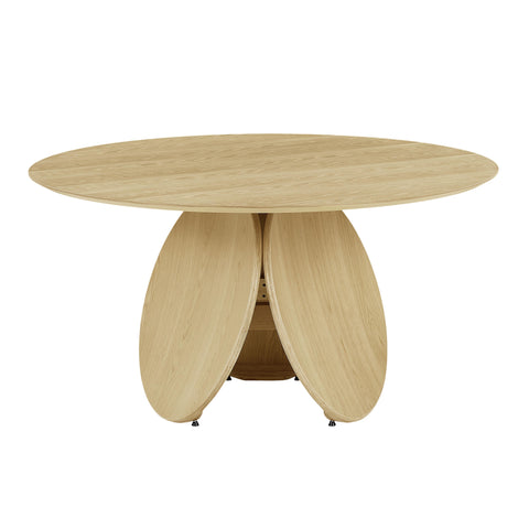 Kuli Natural Oak Round Dining Table