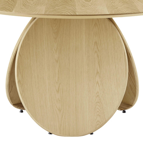 Kuli Natural Oak Round Dining Table
