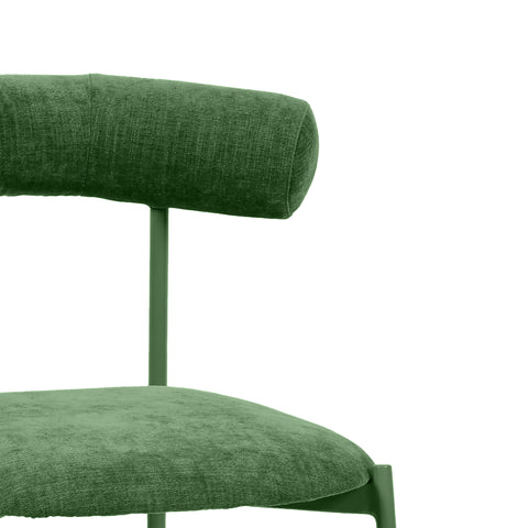 Camryn Forest Green Velvet Counter Stool