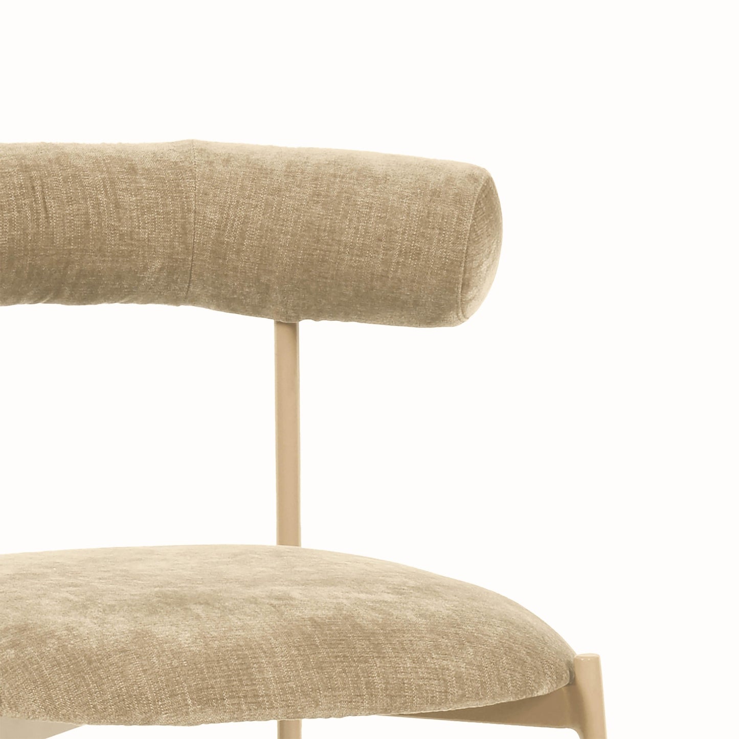 camryn taupe velvet bar stool