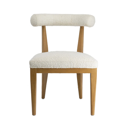 Reese Cream Boucle Dining Chair